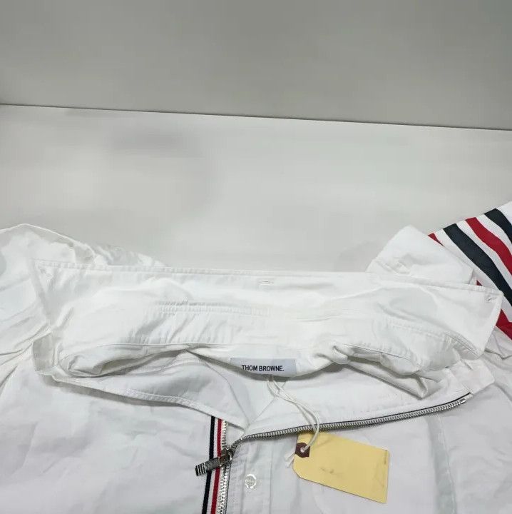Thom Browne Thom Browne Long Sleeve Striped Oxford Shirt Size US L / EU 52-54 / 3 - 8 Thumbnail