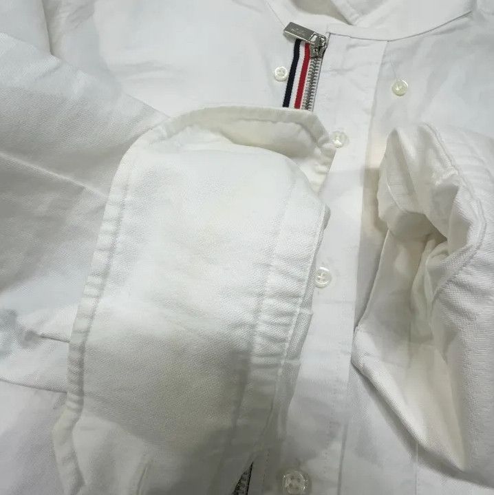 Thom Browne Thom Browne Long Sleeve Striped Oxford Shirt Size US L / EU 52-54 / 3 - 7 Thumbnail
