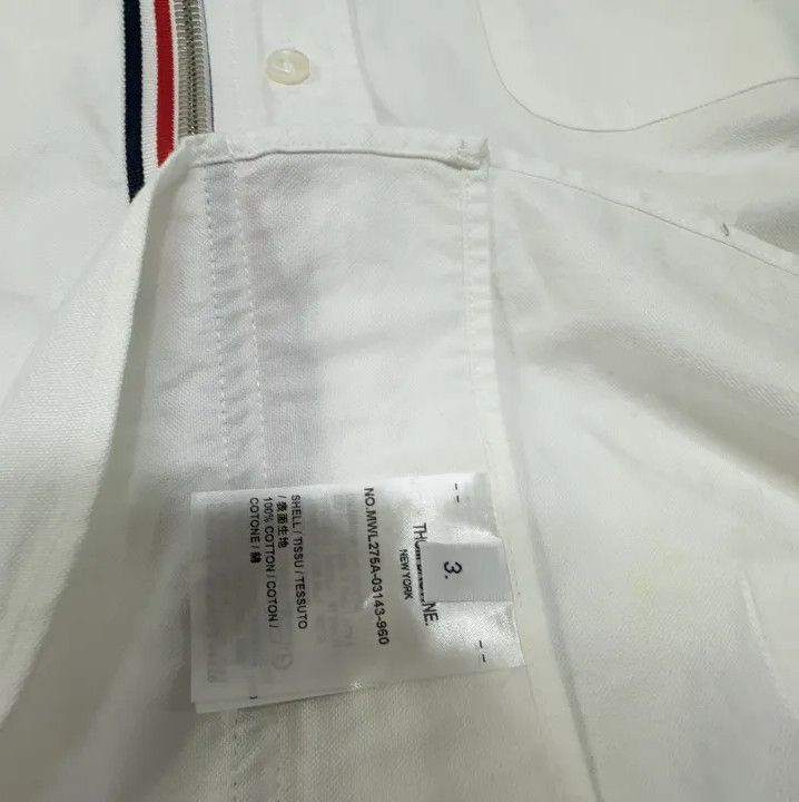Thom Browne Thom Browne Long Sleeve Striped Oxford Shirt Size US L / EU 52-54 / 3 - 6 Thumbnail