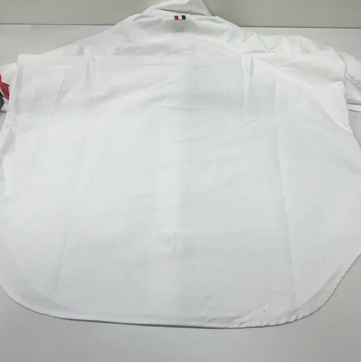 Thom Browne Thom Browne Long Sleeve Striped Oxford Shirt Size US L / EU 52-54 / 3 - 12 Thumbnail