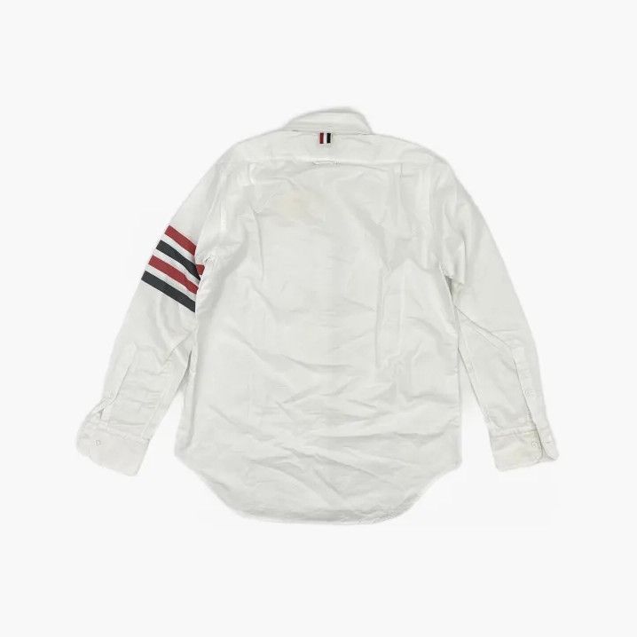 Thom Browne Thom Browne Long Sleeve Striped Oxford Shirt Size US L / EU 52-54 / 3 - 3 Thumbnail