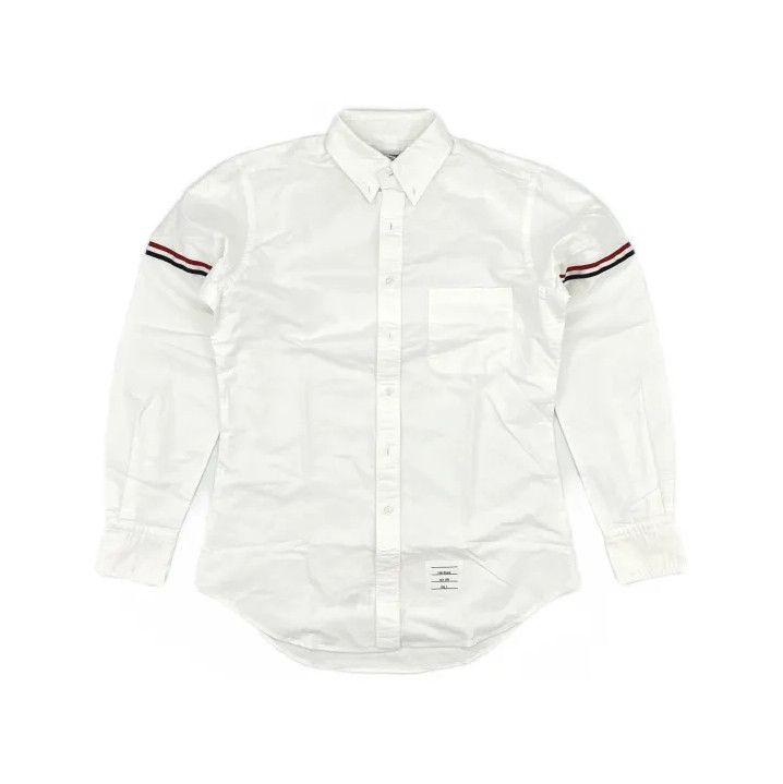 Thom Browne Thom Browne Striped Button-Up Long Sleeve Shirt Size US S / EU 44-46 / 1 - 2 Thumbnail
