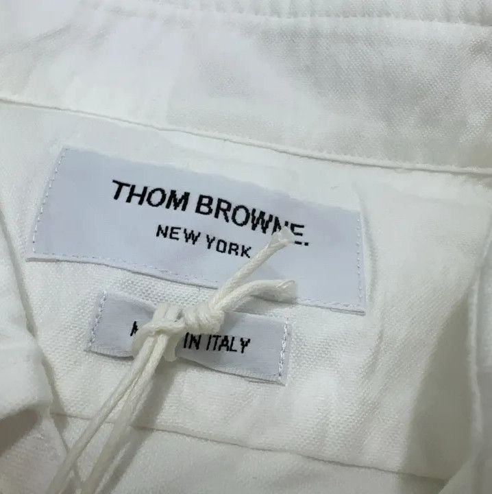 Thom Browne Thom Browne Striped Button-Up Long Sleeve Shirt Size US S / EU 44-46 / 1 - 5 Thumbnail