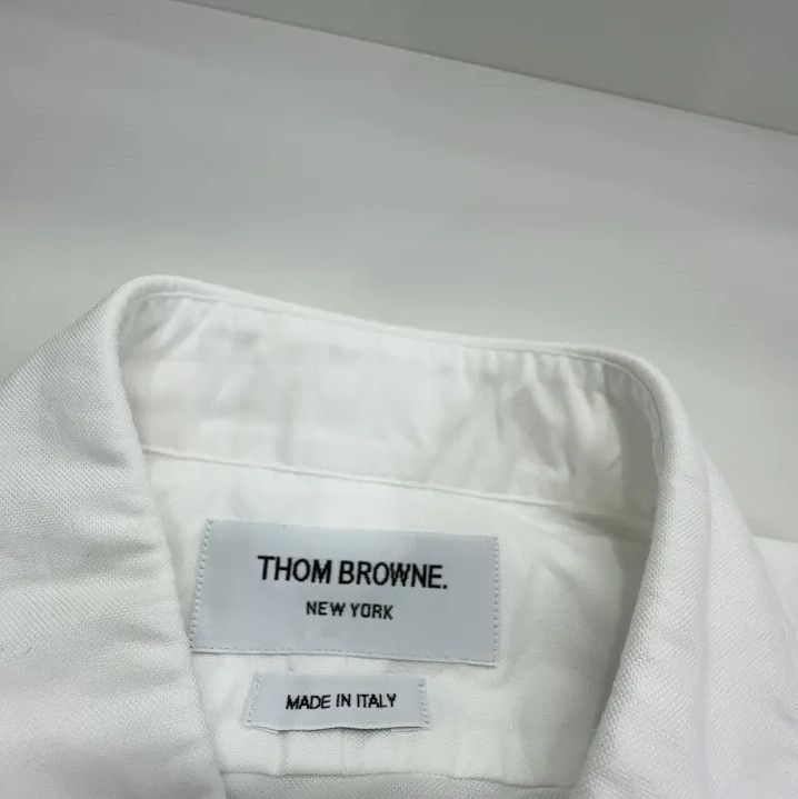 Thom Browne Thom Browne Striped Button-Up Long Sleeve Shirt Size US M / EU 48-50 / 2 - 4 Thumbnail