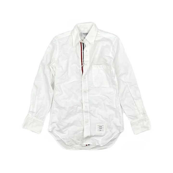 Thom Browne Thom Browne Striped Single-Breasted Shirt for Men Size US M / EU 48-50 / 2 - 2 Thumbnail