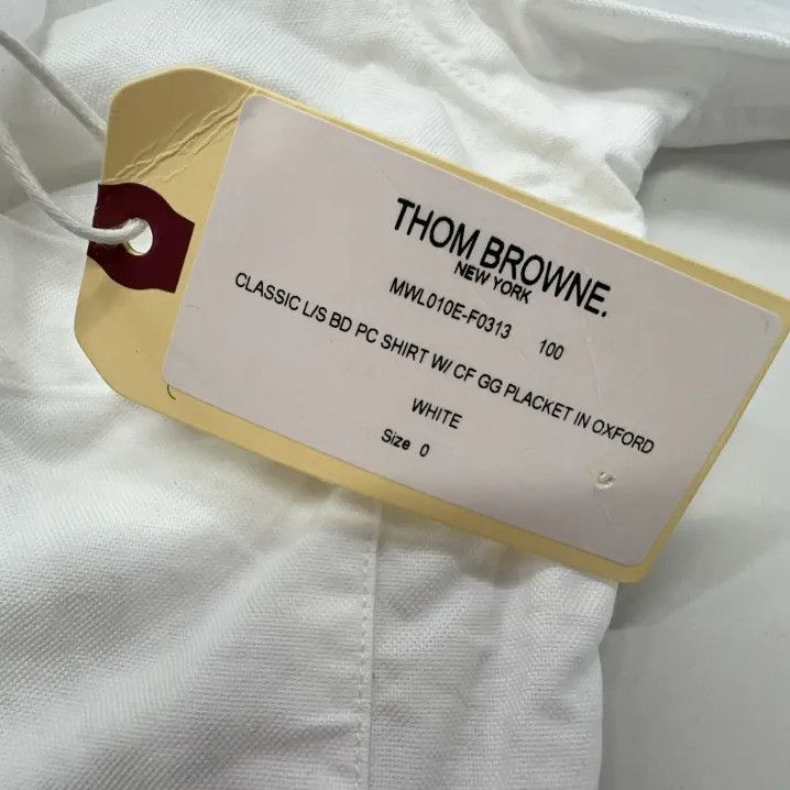 Thom Browne Thom Browne Striped Single-Breasted Shirt for Men Size US M / EU 48-50 / 2 - 5 Thumbnail
