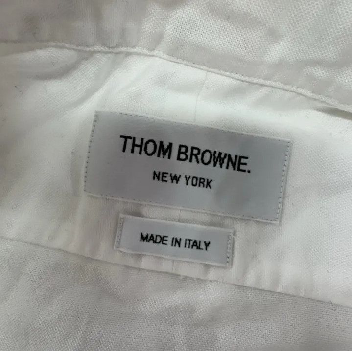 Thom Browne Thom Browne Striped Single-Breasted Shirt for Men Size US M / EU 48-50 / 2 - 6 Thumbnail
