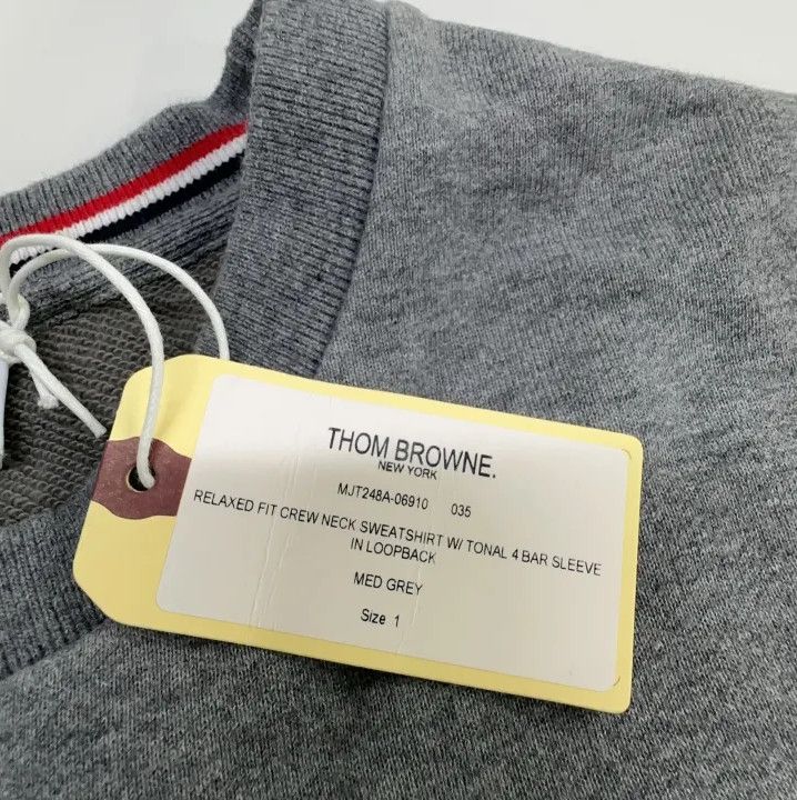 Thom Browne Thom Browne Classic Striped Casual Sweatshirt Size US S / EU 44-46 / 1 - 7 Thumbnail