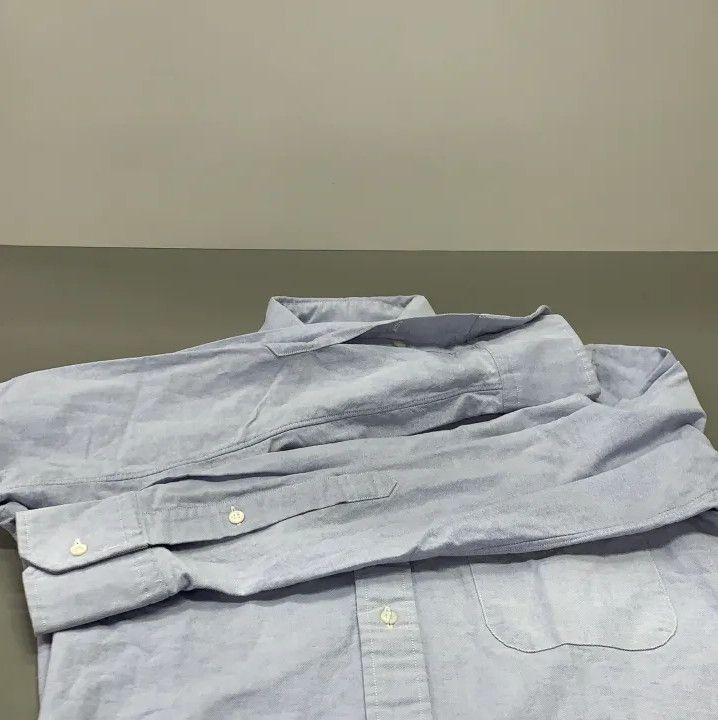 Thom Browne Thom Browne Classic Blue Long Sleeve Shirt Size US S / EU 44-46 / 1 - 8 Thumbnail