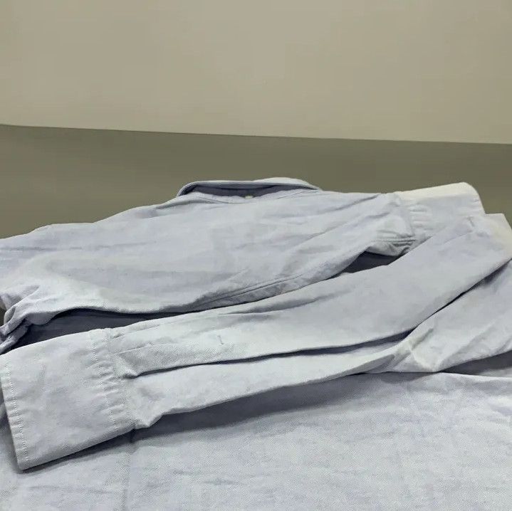 Thom Browne Thom Browne Classic Blue Long Sleeve Shirt Size US S / EU 44-46 / 1 - 14 Thumbnail