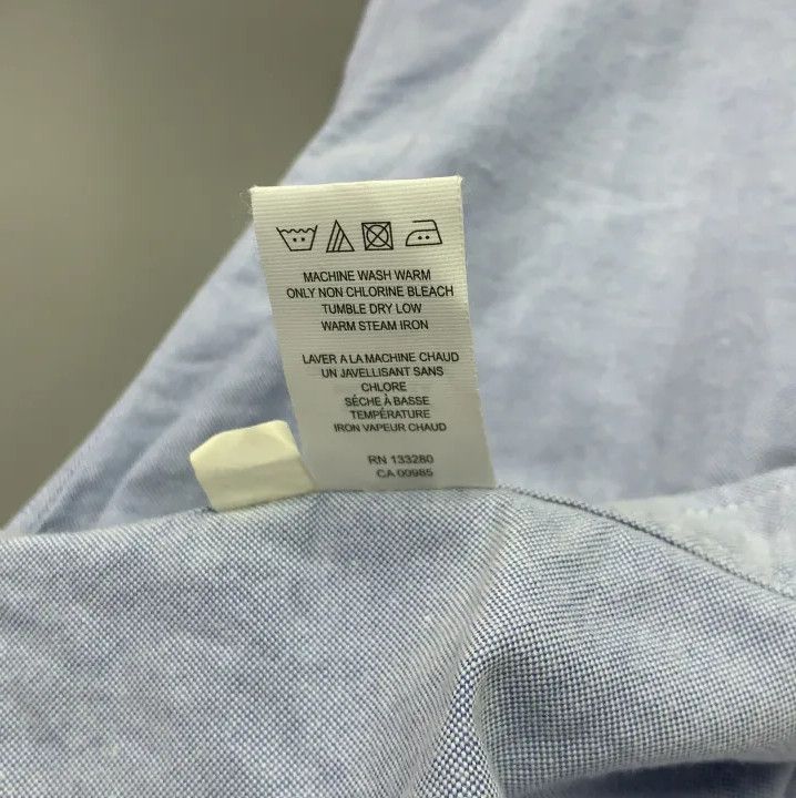 Thom Browne Thom Browne Classic Blue Long Sleeve Shirt Size US S / EU 44-46 / 1 - 5 Thumbnail