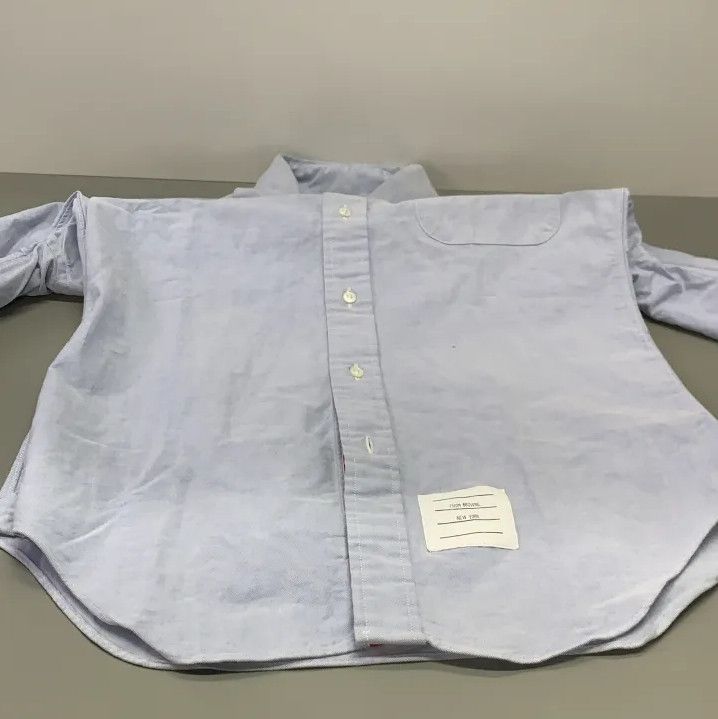 Thom Browne Thom Browne Classic Blue Long Sleeve Shirt Size US S / EU 44-46 / 1 - 10 Thumbnail