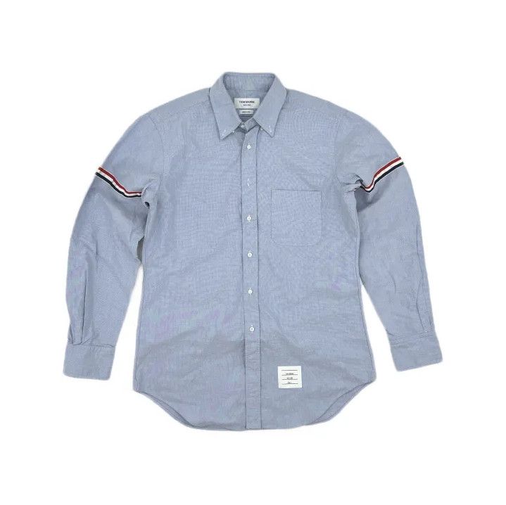 Thom Browne TB Classic Striped Long Sleeve Oxford Shirt Size US M / EU 48-50 / 2 - 2 Thumbnail