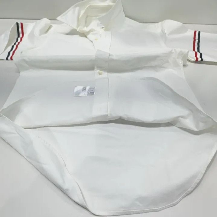Thom Browne Thom Browne Striped Long Sleeve Shirt for Men Size US S / EU 44-46 / 1 - 12 Thumbnail