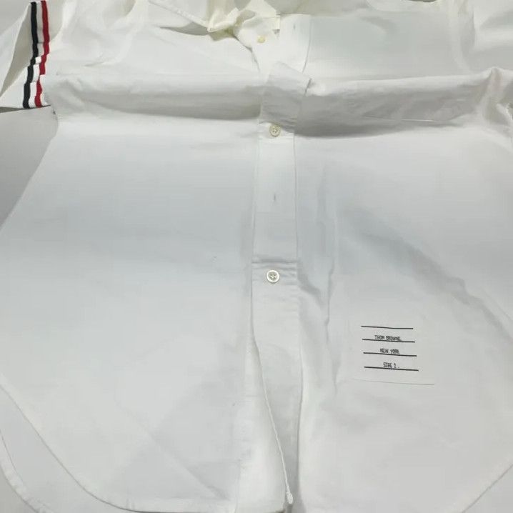 Thom Browne Thom Browne Striped Long Sleeve Shirt for Men Size US S / EU 44-46 / 1 - 9 Thumbnail