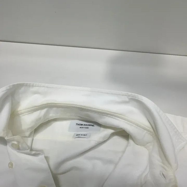Thom Browne Thom Browne Striped Long Sleeve Shirt for Men Size US S / EU 44-46 / 1 - 8 Thumbnail