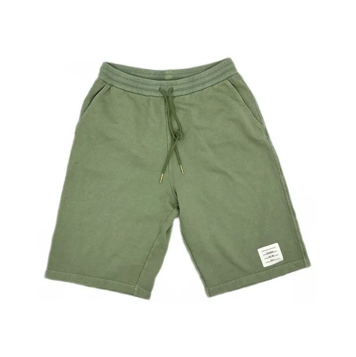 Thom Browne Thom Browne Green Mid-Waist Athletic Shorts Size US 27 - 2 Thumbnail
