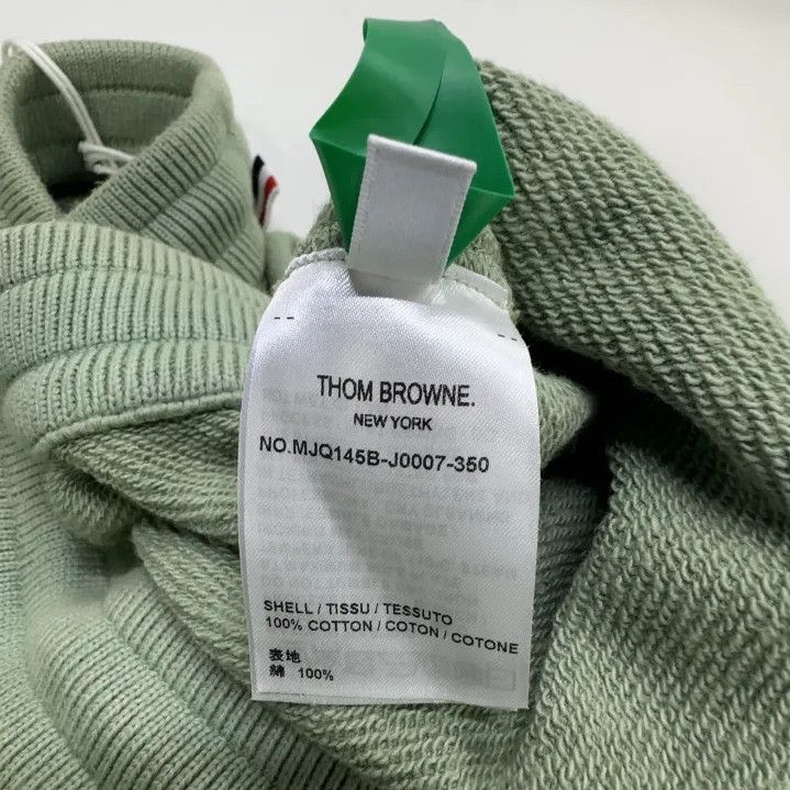 Thom Browne Thom Browne Green Mid-Waist Athletic Shorts Size US 27 - 4 Thumbnail