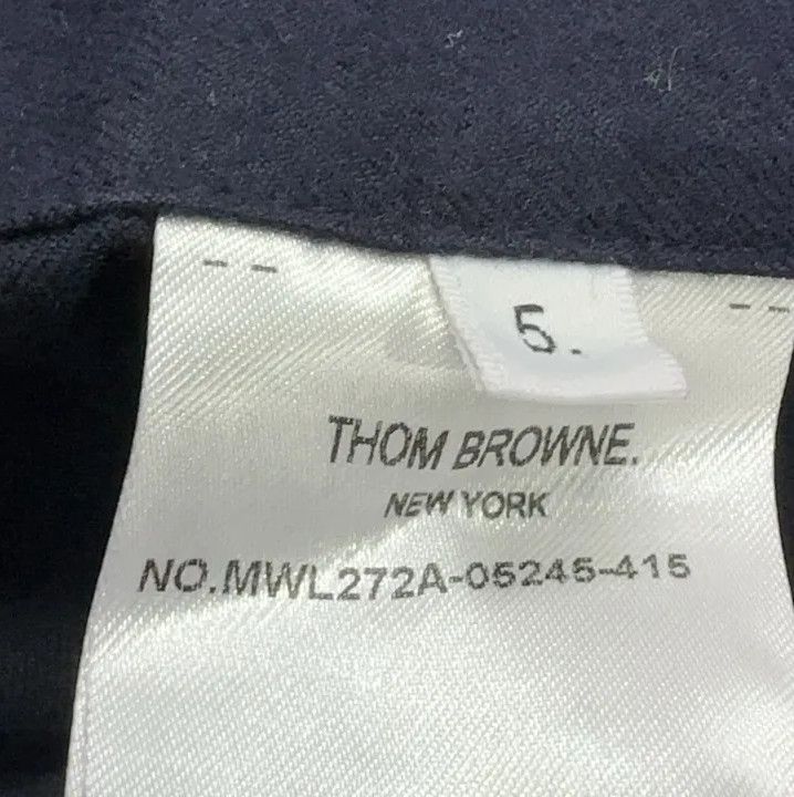 Thom Browne Thom Browne Classic Long Sleeve Shirt in Navy Size US L / EU 52-54 / 3 - 6 Thumbnail