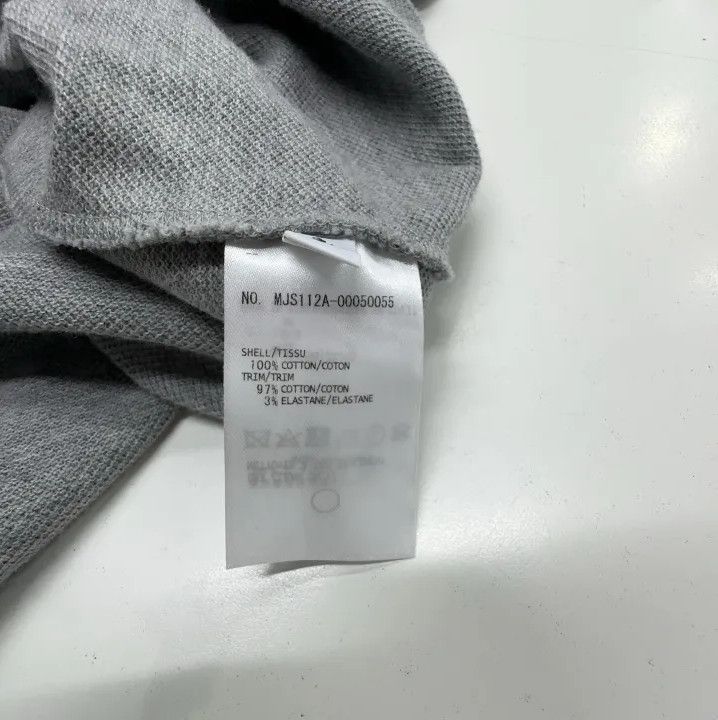 Thom Browne Thom Browne Gray Side Stripe Short Sleeve Polo Size US L / EU 52-54 / 3 - 5 Thumbnail