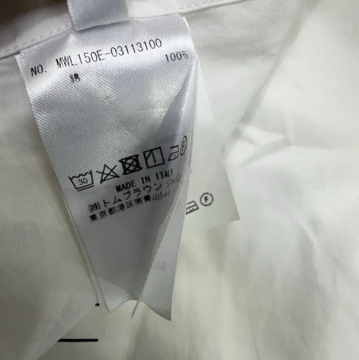 Thom Browne Thom Browne Classic Long Sleeve White Shirt Size US S / EU 44-46 / 1 - 8 Thumbnail