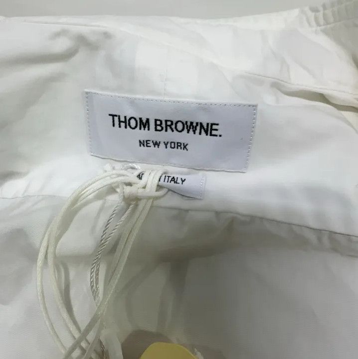 Thom Browne Thom Browne Classic Long Sleeve White Shirt Size US S / EU 44-46 / 1 - 5 Thumbnail