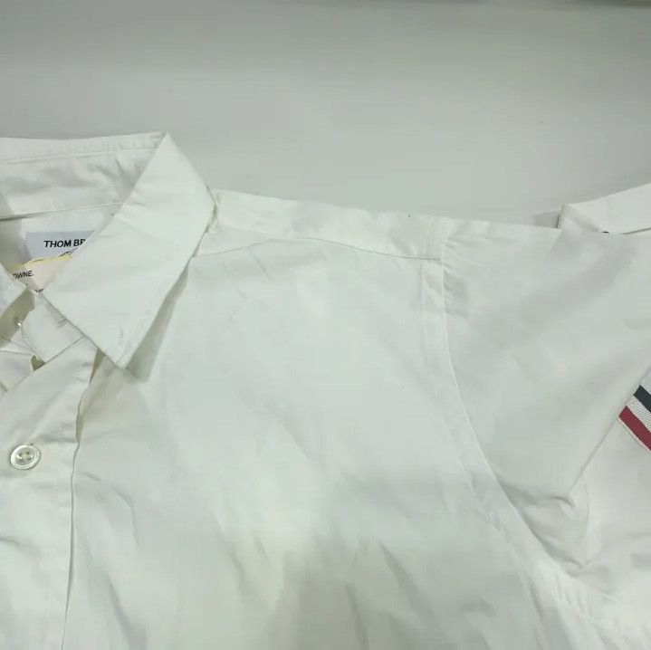 Thom Browne Thom Browne Classic Long Sleeve White Shirt Size US S / EU 44-46 / 1 - 10 Thumbnail