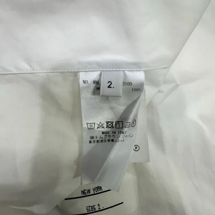 Thom Browne Thom Browne Classic Long Sleeve White Shirt Size US S / EU 44-46 / 1 - 7 Thumbnail