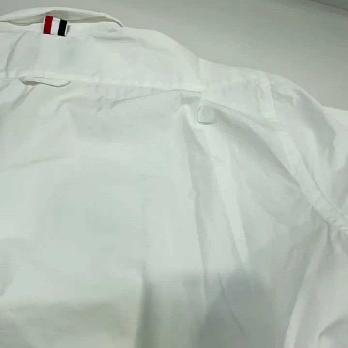Thom Browne Thom Browne Classic Long Sleeve White Shirt Size US S / EU 44-46 / 1 - 14 Thumbnail