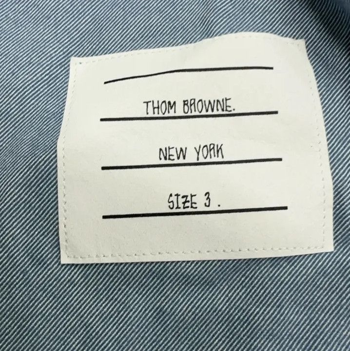 Thom Browne Thom Browne Classic Striped Long Sleeve Button-Up Shirt Size US M / EU 48-50 / 2 - 4 Thumbnail