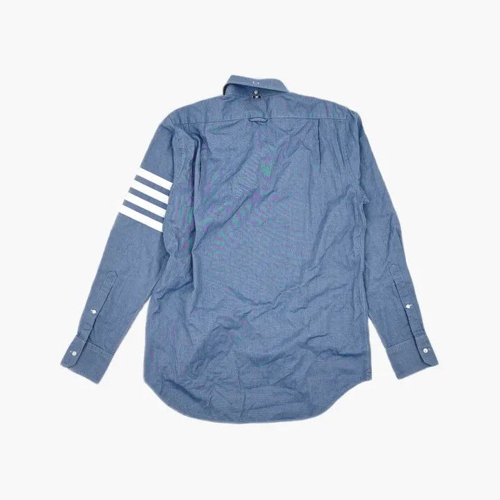 Thom Browne Thom Browne Classic Striped Long Sleeve Button-Up Shirt Size US M / EU 48-50 / 2 - 3 Thumbnail