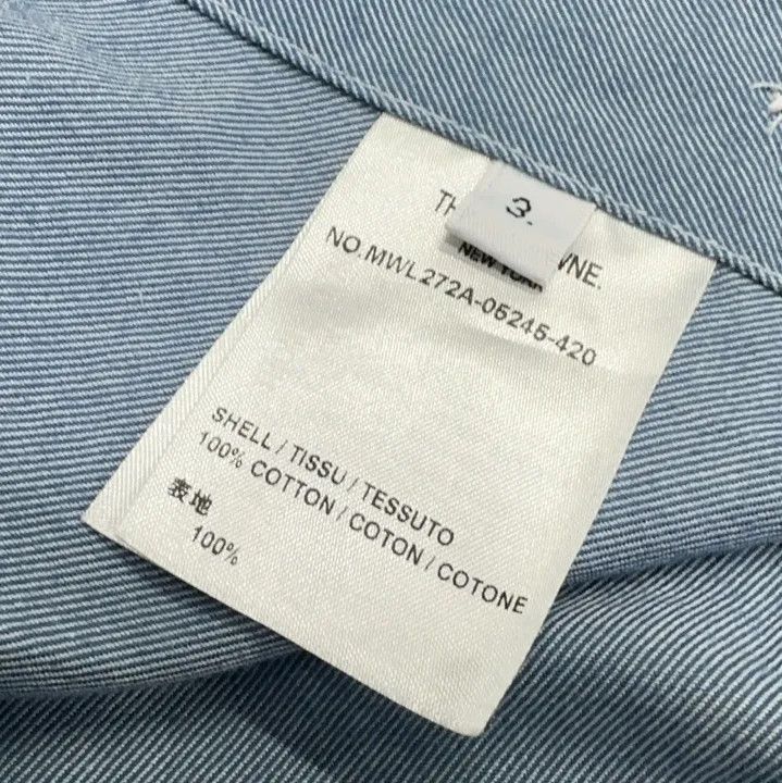 Thom Browne Thom Browne Classic Striped Long Sleeve Button-Up Shirt Size US M / EU 48-50 / 2 - 5 Thumbnail