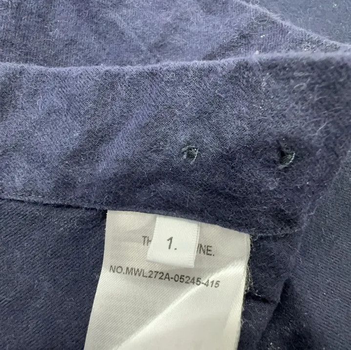 Thom Browne Thom Browne Classic Navy Long Sleeve Shirt Size US S / EU 44-46 / 1 - 4 Thumbnail