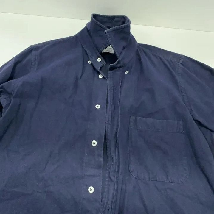 Thom Browne Thom Browne Classic Navy Long Sleeve Shirt Size US S / EU 44-46 / 1 - 8 Thumbnail