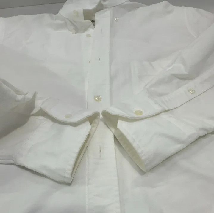 Thom Browne Thom Browne Classic Stripe Oxford Long Sleeve Shirt Size US S / EU 44-46 / 1 - 12 Thumbnail