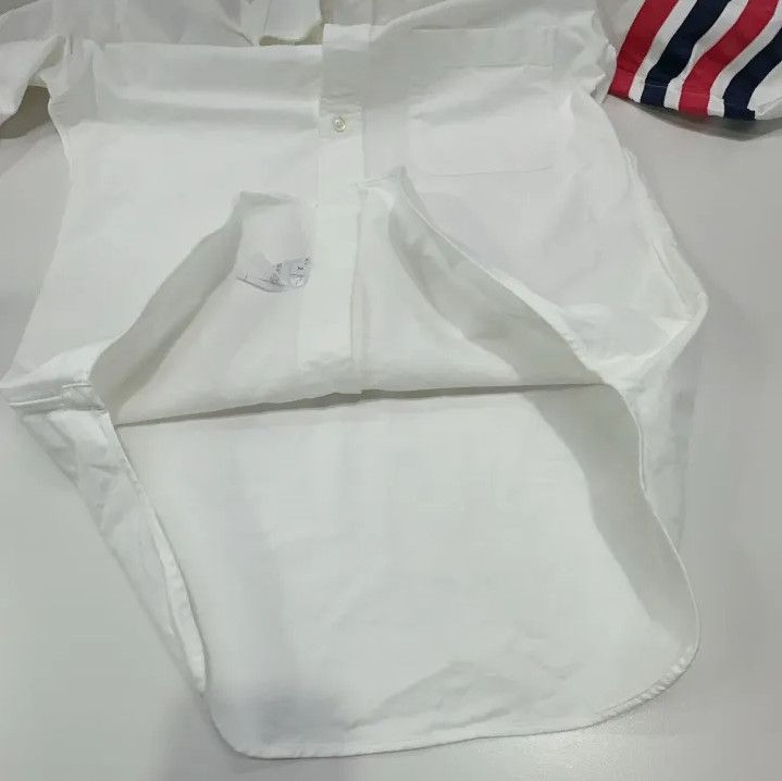 Thom Browne Thom Browne Classic Stripe Oxford Long Sleeve Shirt Size US S / EU 44-46 / 1 - 10 Thumbnail