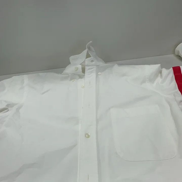 Thom Browne Thom Browne Classic Stripe Oxford Long Sleeve Shirt Size US S / EU 44-46 / 1 - 8 Thumbnail