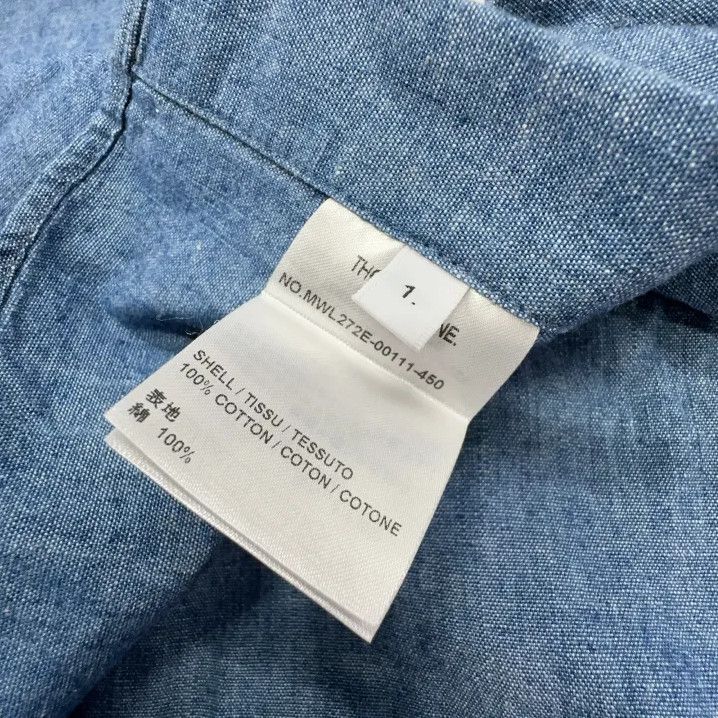 Thom Browne Thom Browne Classic Long Sleeve Shirt in Blue Size US S / EU 44-46 / 1 - 4 Thumbnail
