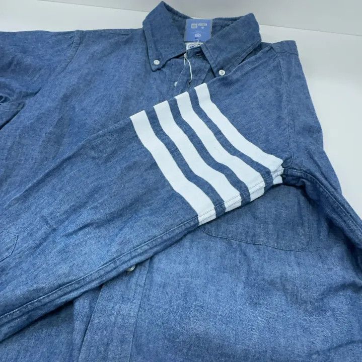 Thom Browne Thom Browne Classic Long Sleeve Shirt in Blue Size US S / EU 44-46 / 1 - 9 Thumbnail