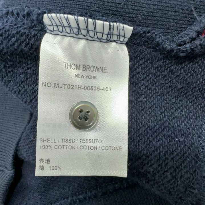 Thom Browne Thom Browne Classic Navy Crewneck Sweatshirt Size US M / EU 48-50 / 2 - 6 Thumbnail