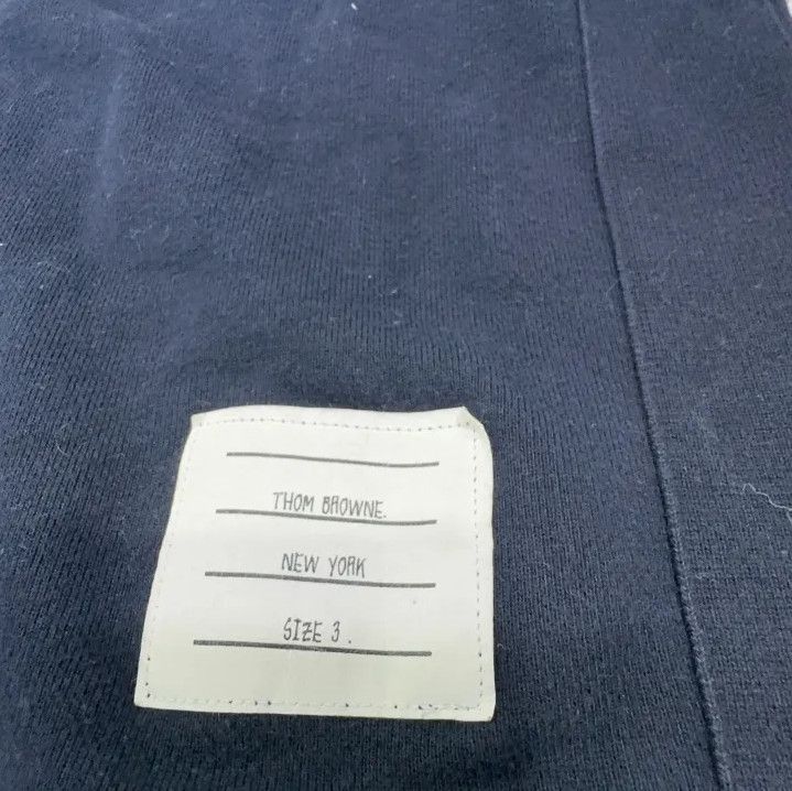 Thom Browne Thom Browne Classic Navy Crewneck Sweatshirt Size US M / EU 48-50 / 2 - 5 Thumbnail