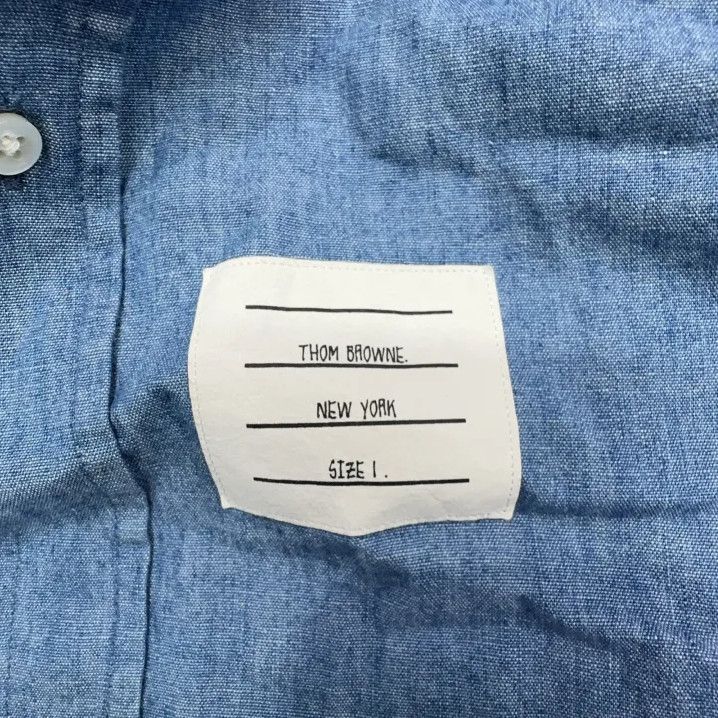 Thom Browne Thom Browne Classic Long Sleeve Shirt Size US S / EU 44-46 / 1 - 5 Thumbnail