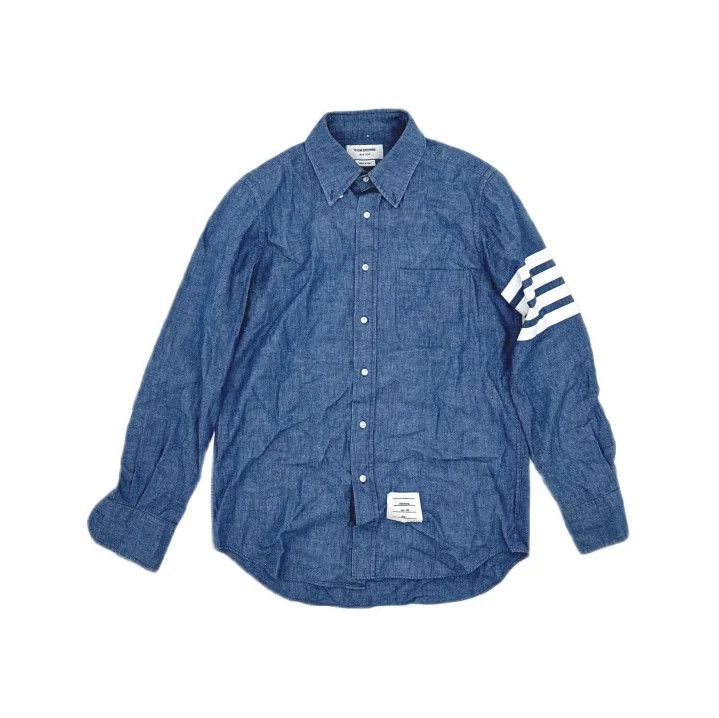 Thom Browne Thom Browne Classic Long Sleeve Shirt Size US S / EU 44-46 / 1 - 2 Thumbnail