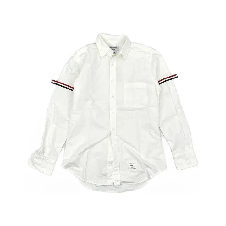 Thom Browne Thom Browne Striped Long Sleeve Shirt for Men Size US S / EU 44-46 / 1 - 2 Thumbnail