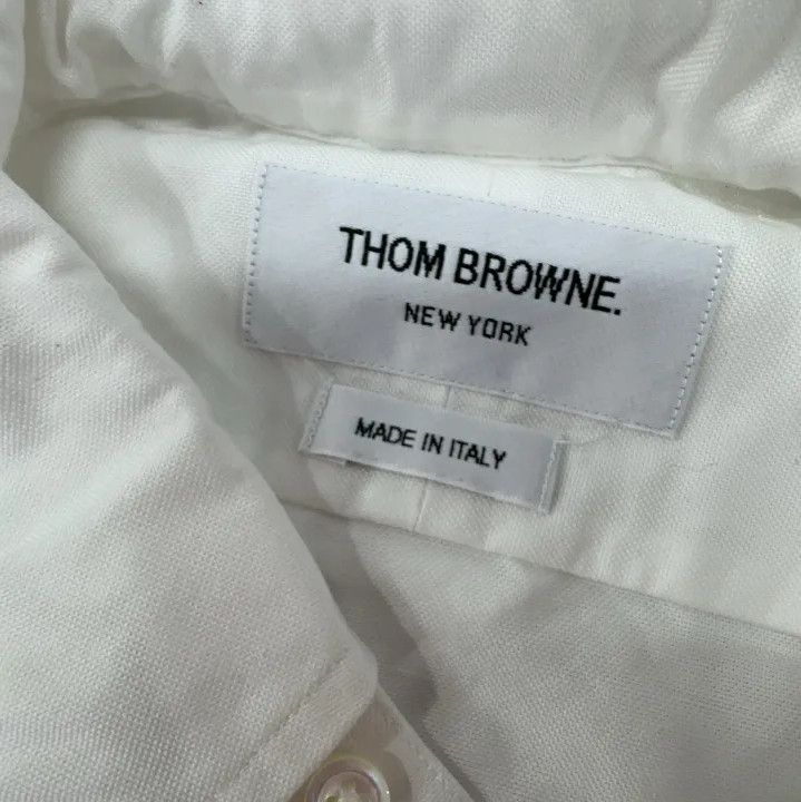 Thom Browne Thom Browne Striped Long Sleeve Shirt for Men Size US M / EU 48-50 / 2 - 5 Thumbnail