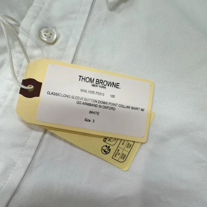Thom Browne Thom Browne Striped Long Sleeve Shirt for Men Size US M / EU 48-50 / 2 - 4 Thumbnail