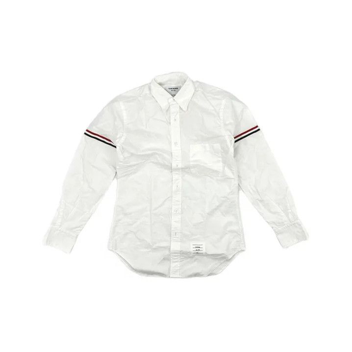 Thom Browne Thom Browne Striped Long Sleeve Shirt for Men Size US S / EU 44-46 / 1 - 2 Thumbnail