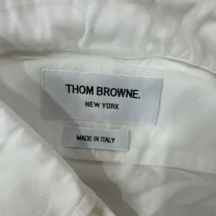Thom Browne Thom Browne Striped Long Sleeve Shirt for Men Size US S / EU 44-46 / 1 - 5 Thumbnail