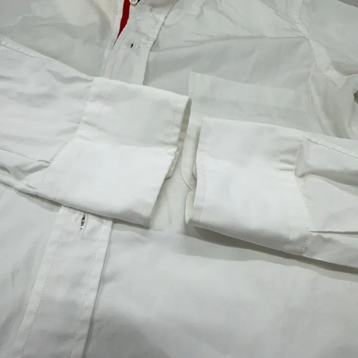 Thom Browne Thom Browne White Cotton Button-Up Shirt for Men Size US M / EU 48-50 / 2 - 11 Thumbnail