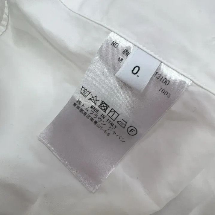 Thom Browne Thom Browne White Cotton Button-Up Shirt for Men Size US M / EU 48-50 / 2 - 5 Thumbnail